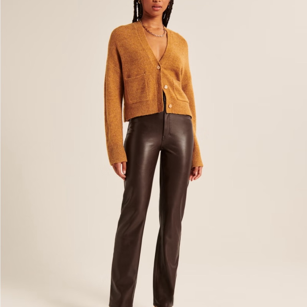 Brown Leather Pants